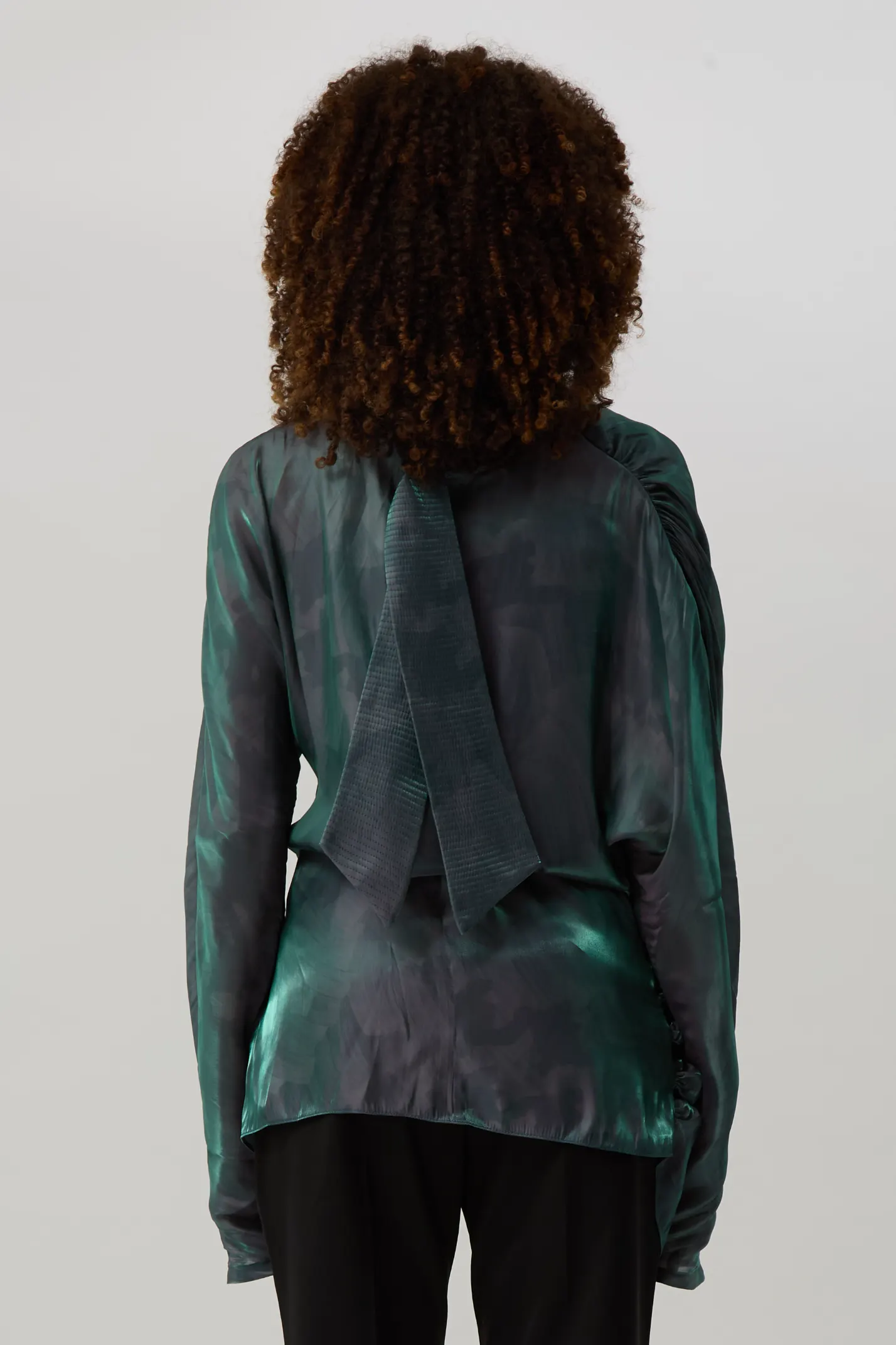 Cobalt Brush Jacana Blouse