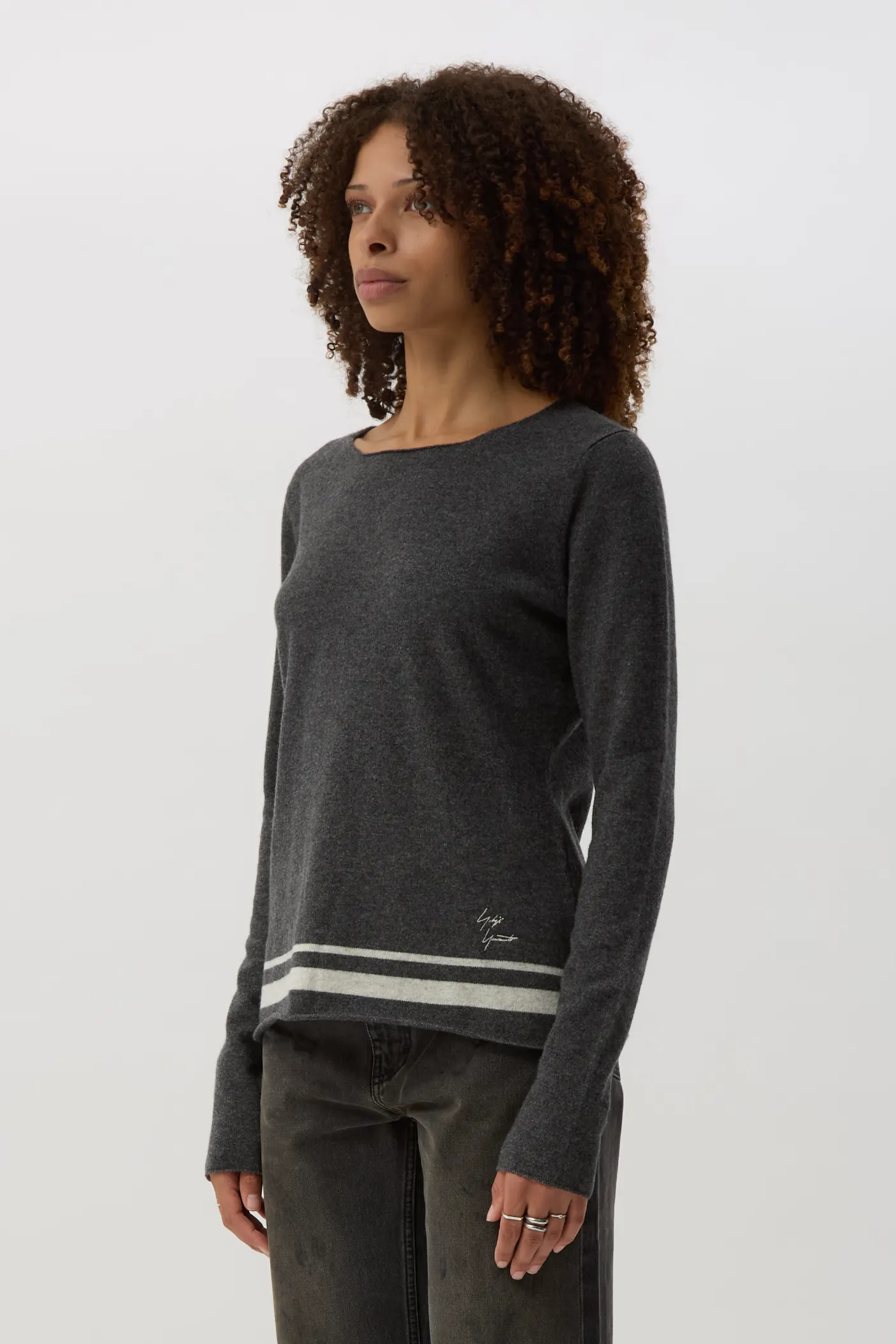 Charcoal YY Signature Sweater