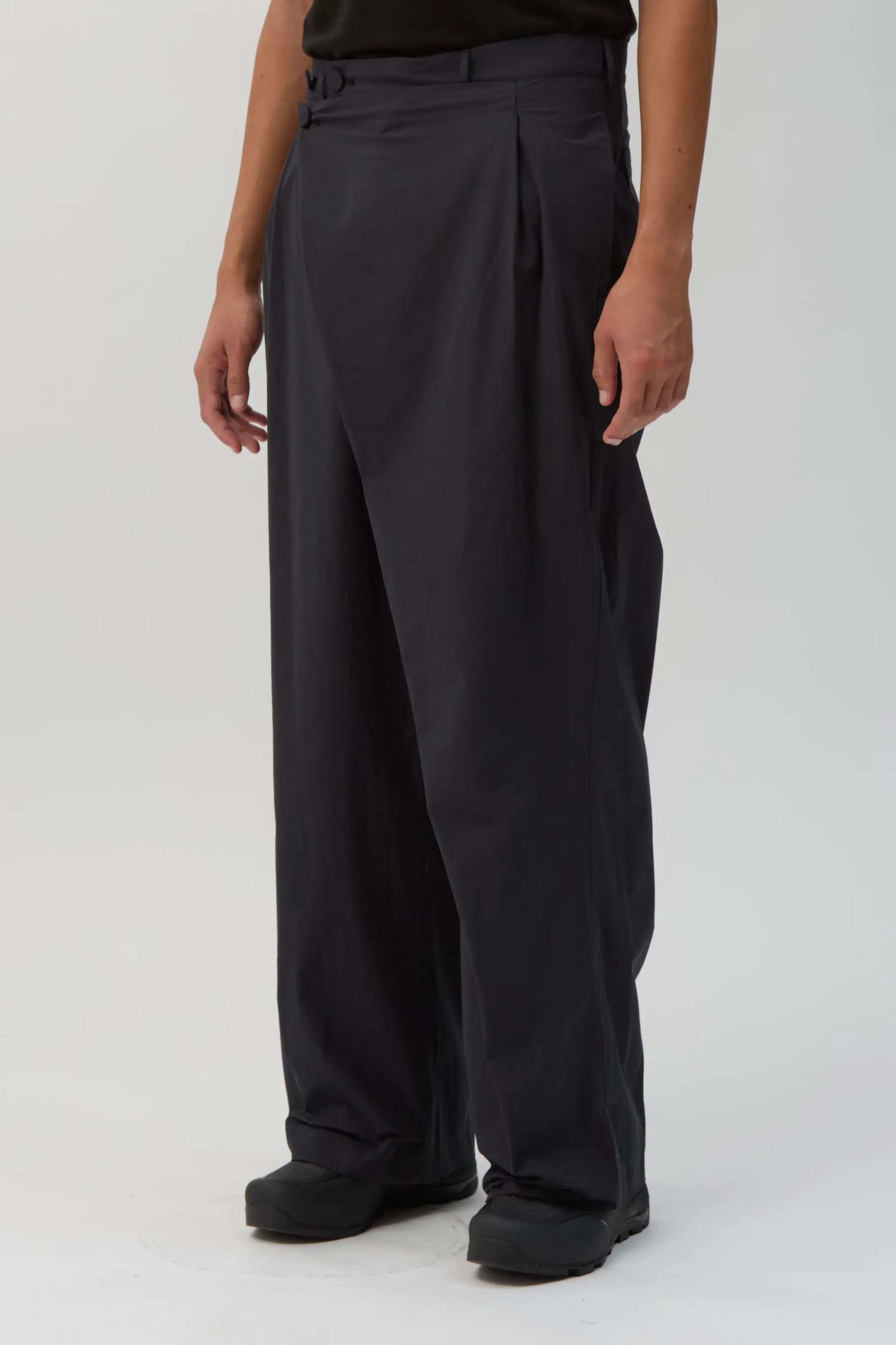 Pitch Black Kippel Wrap Trousers