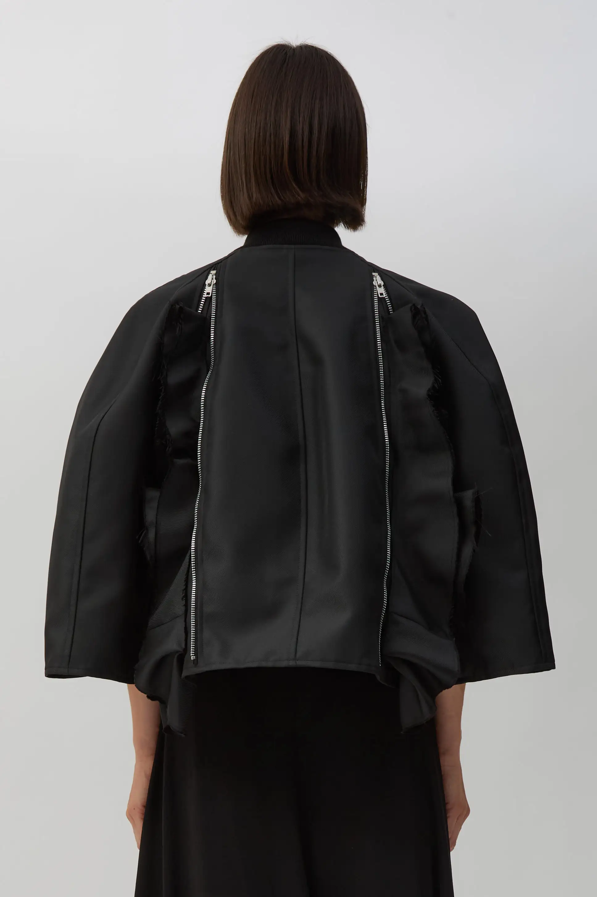 Black Double Zip Jacket