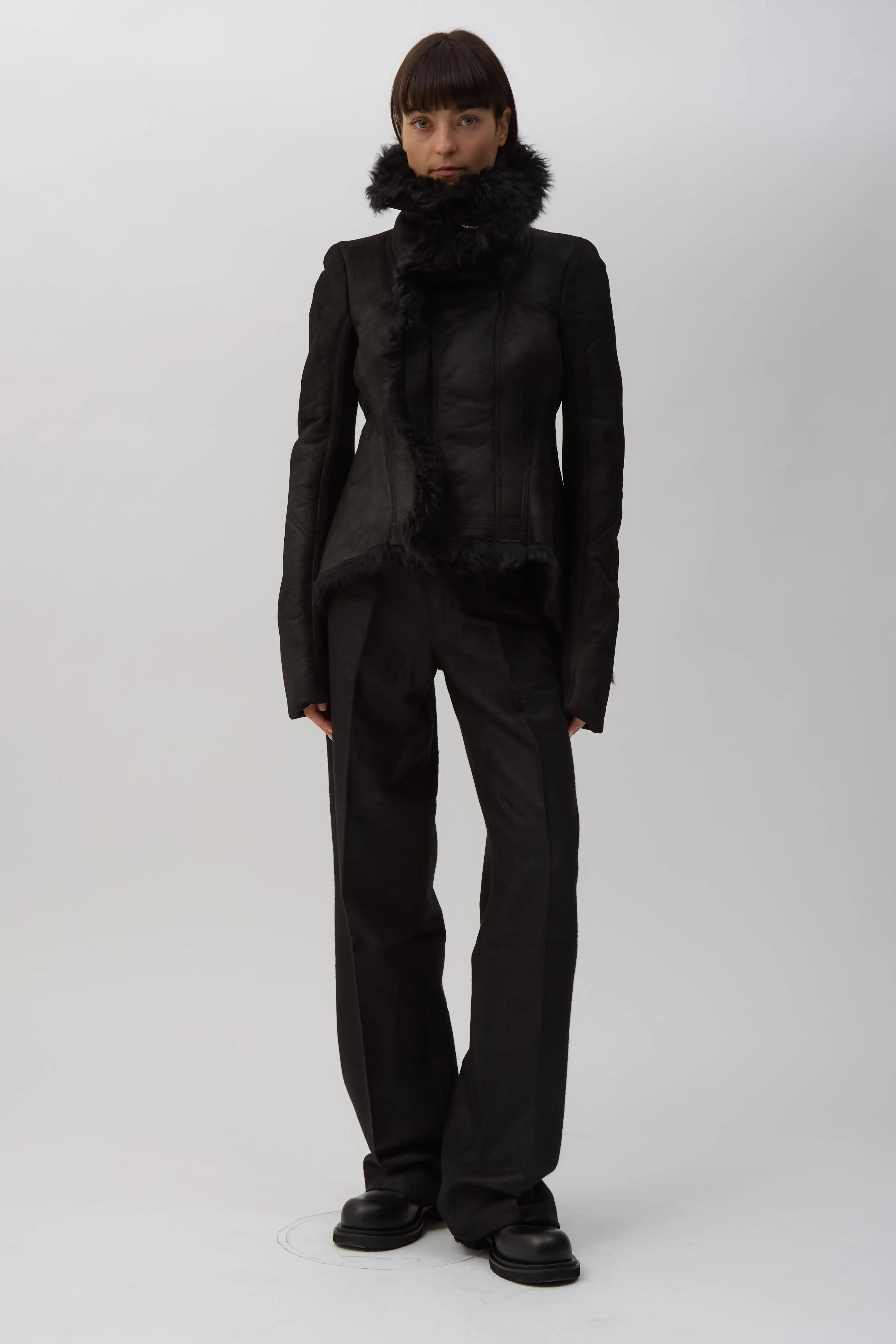 Black Shearling Naska Jacket