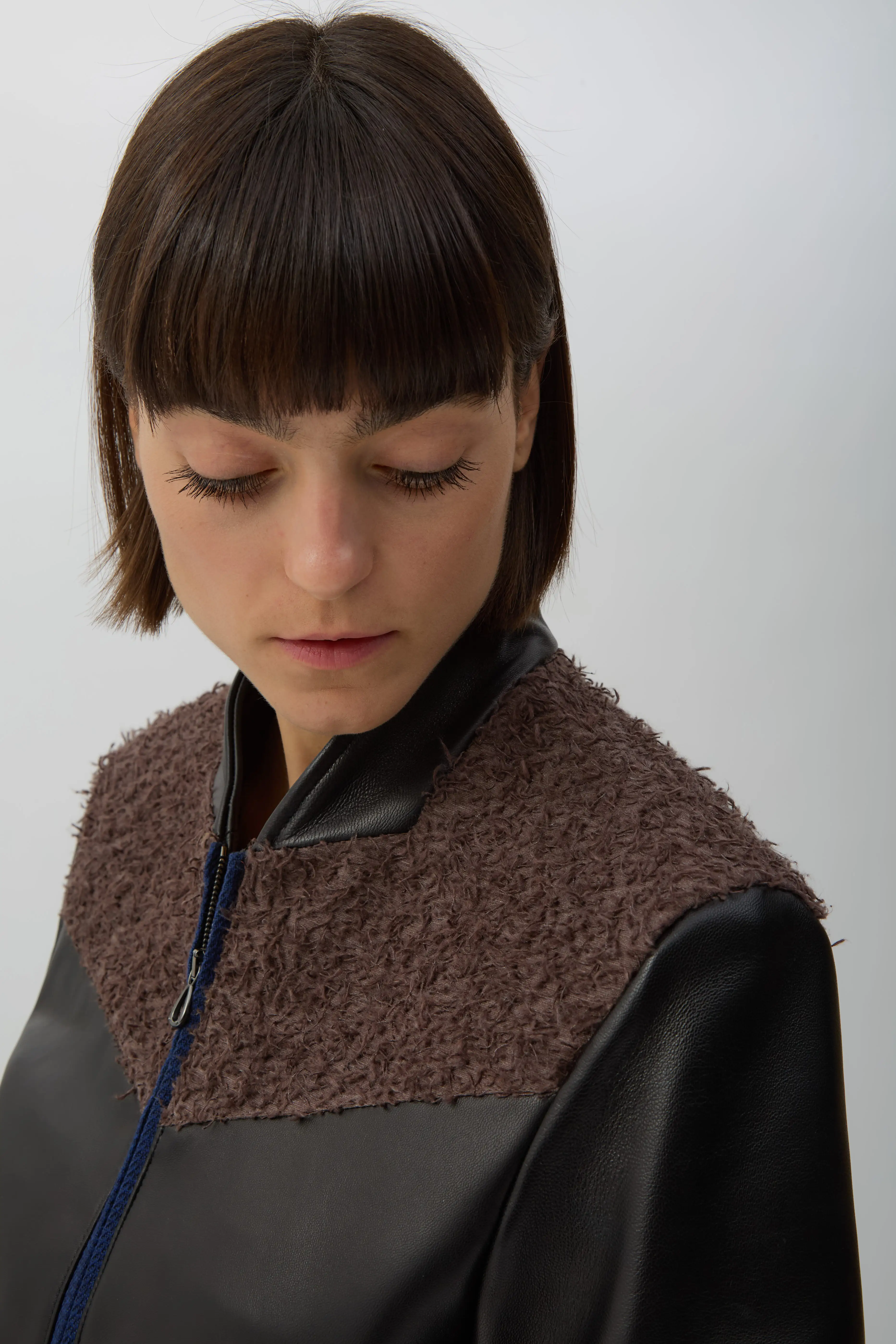 Oil Black Konrad Leather Jacket