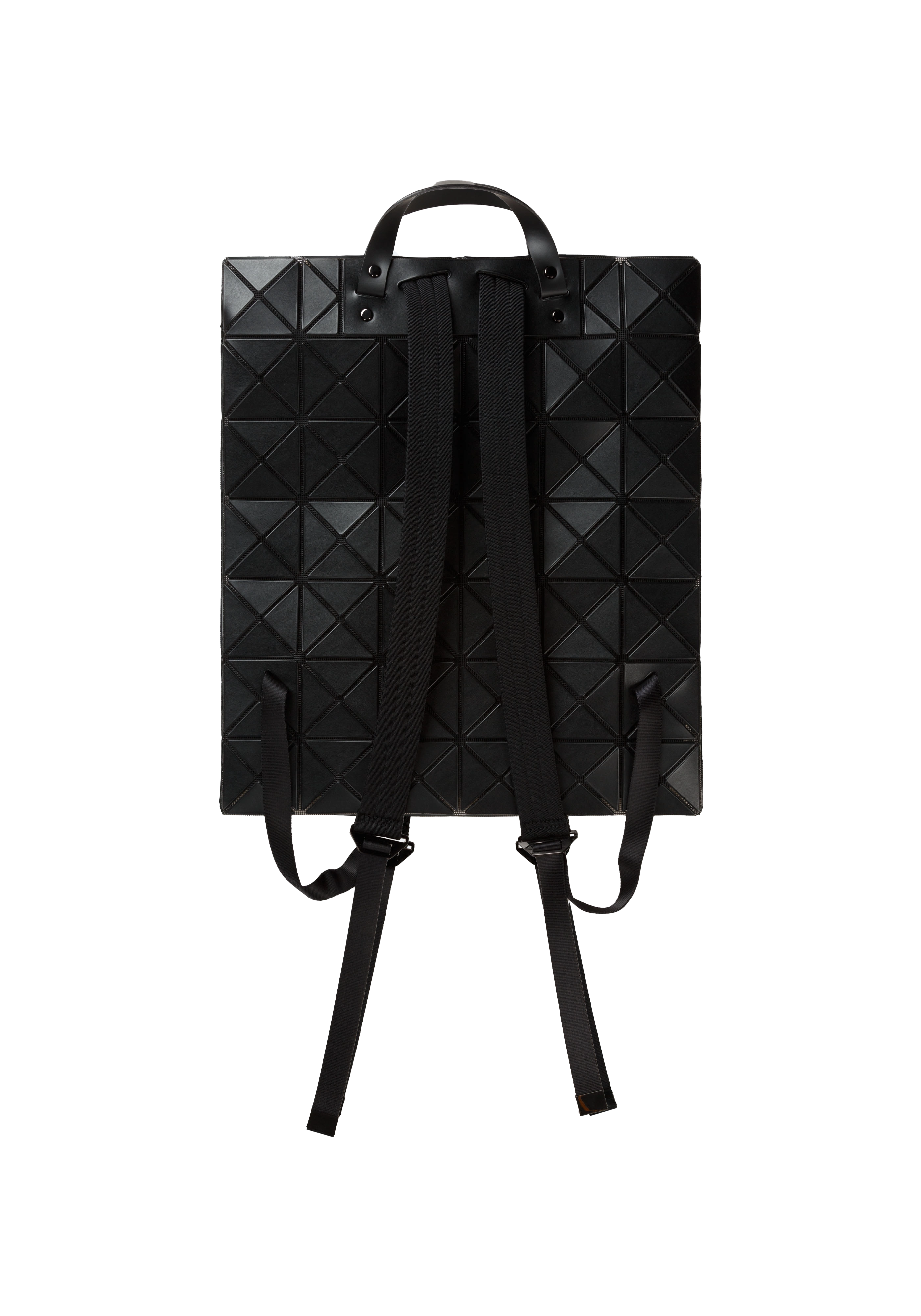 Black Matte Flat Backpack
