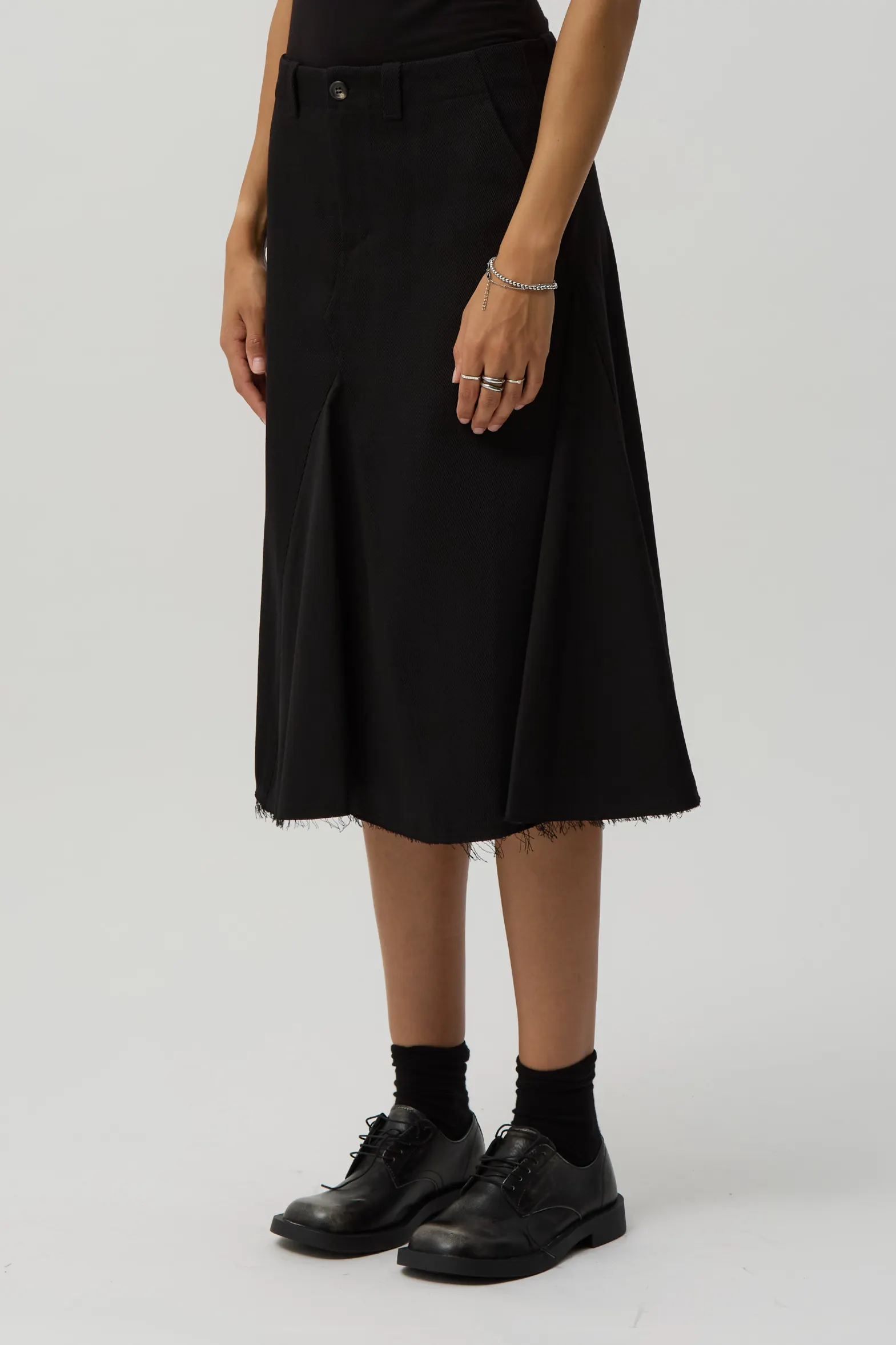 Pit Stop Black Rift Skirt