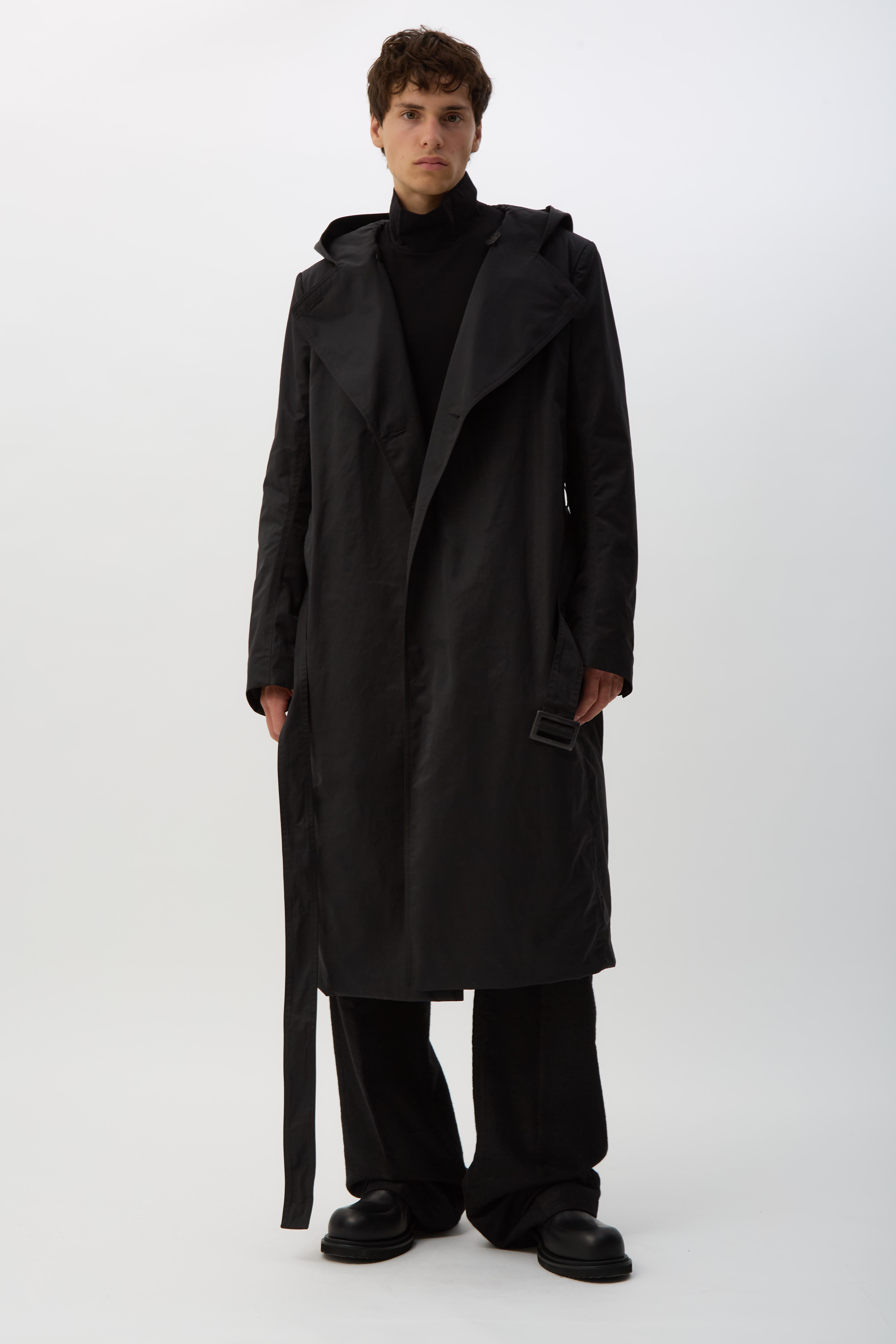 Black Mastodon Trench Coat