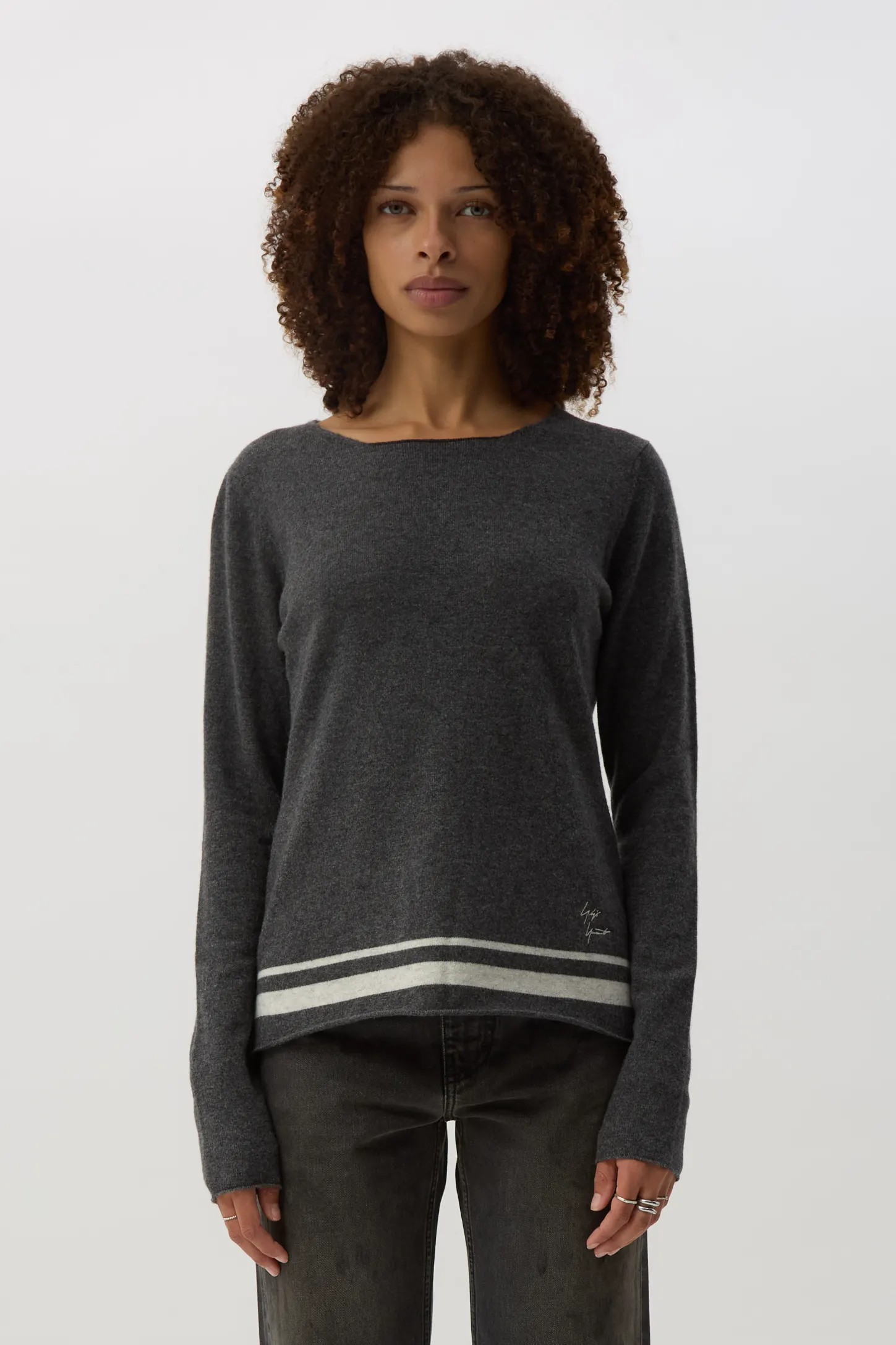 Charcoal YY Signature Sweater