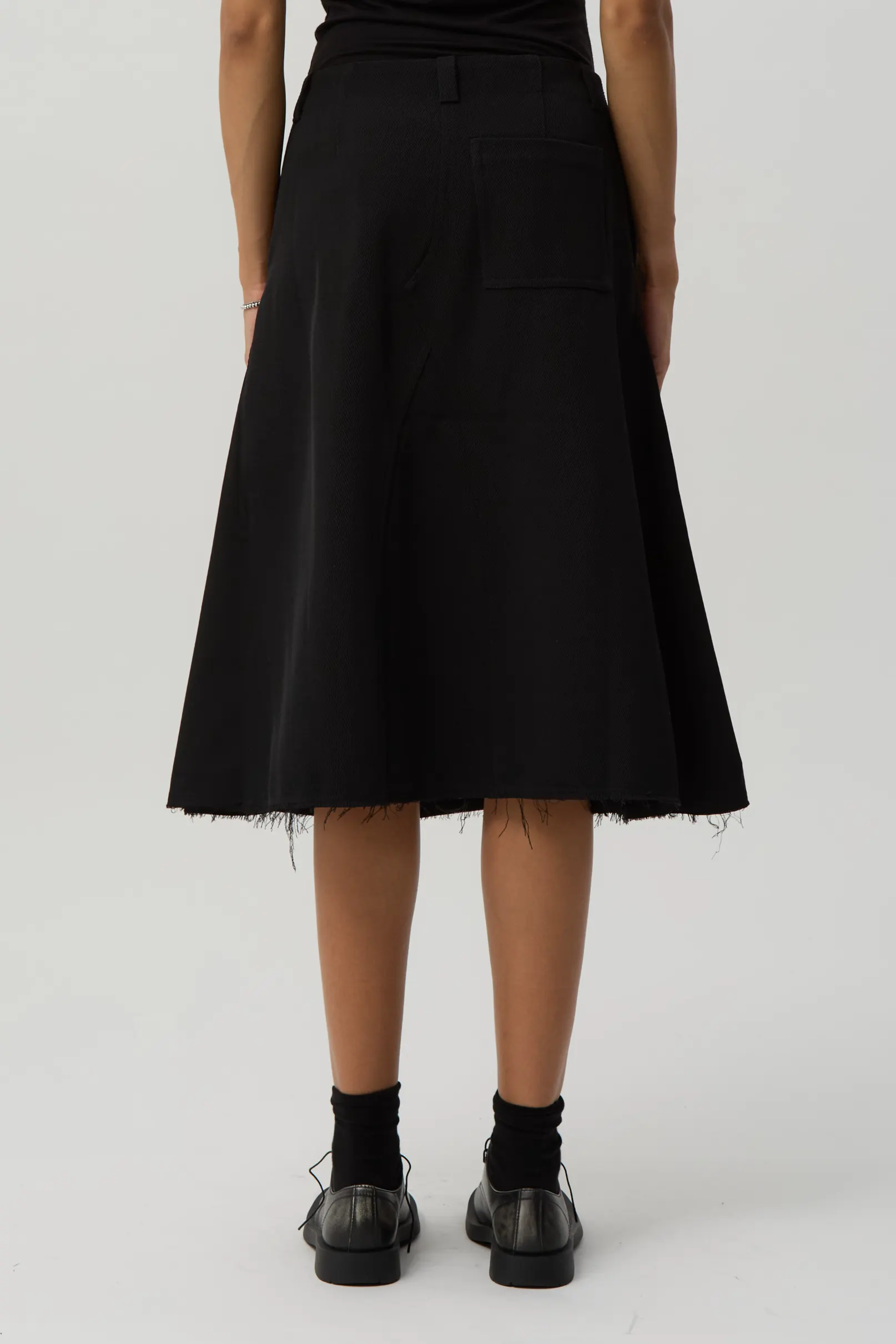 Pit Stop Black Rift Skirt