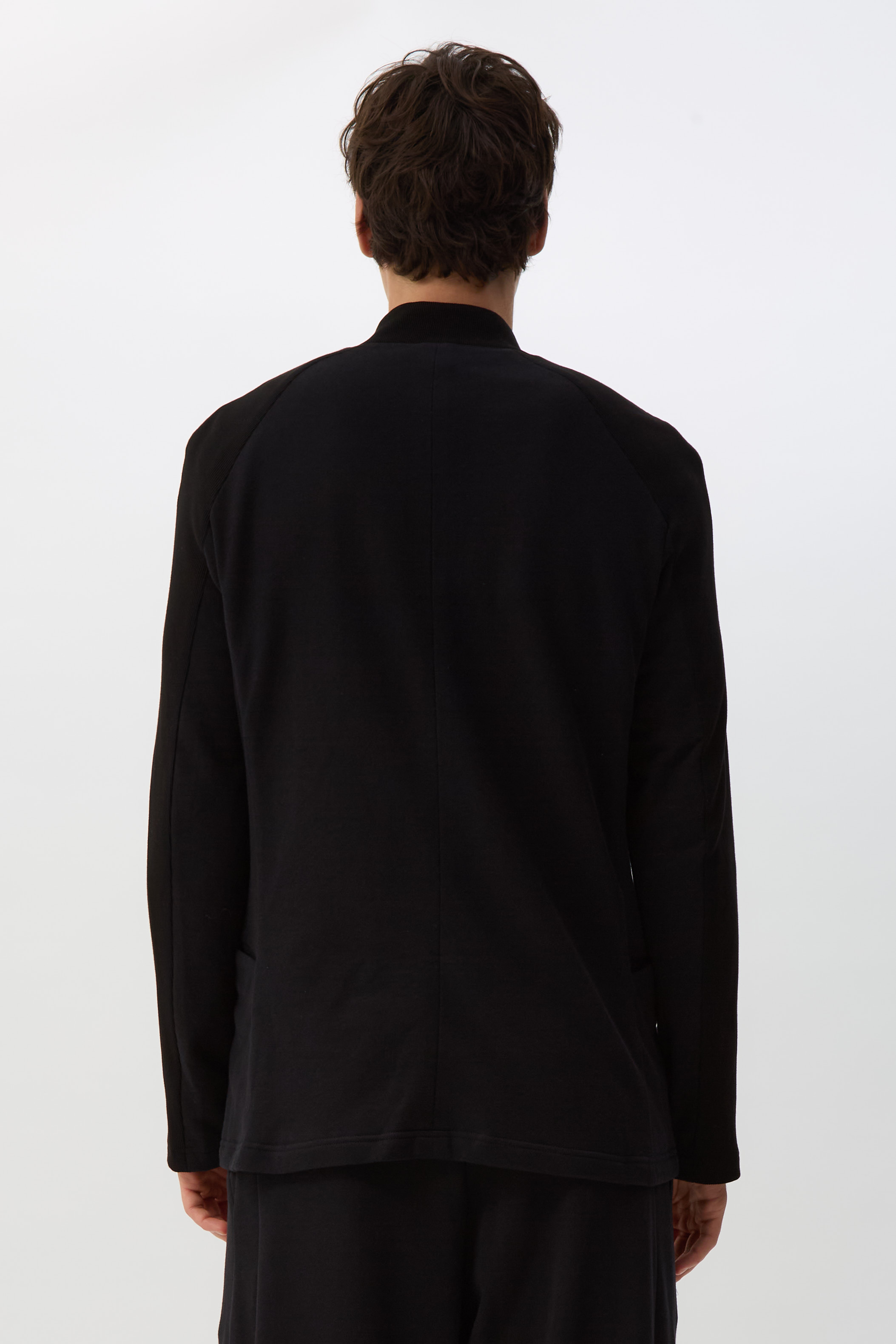 Smooth Black Koru Slim Blazer