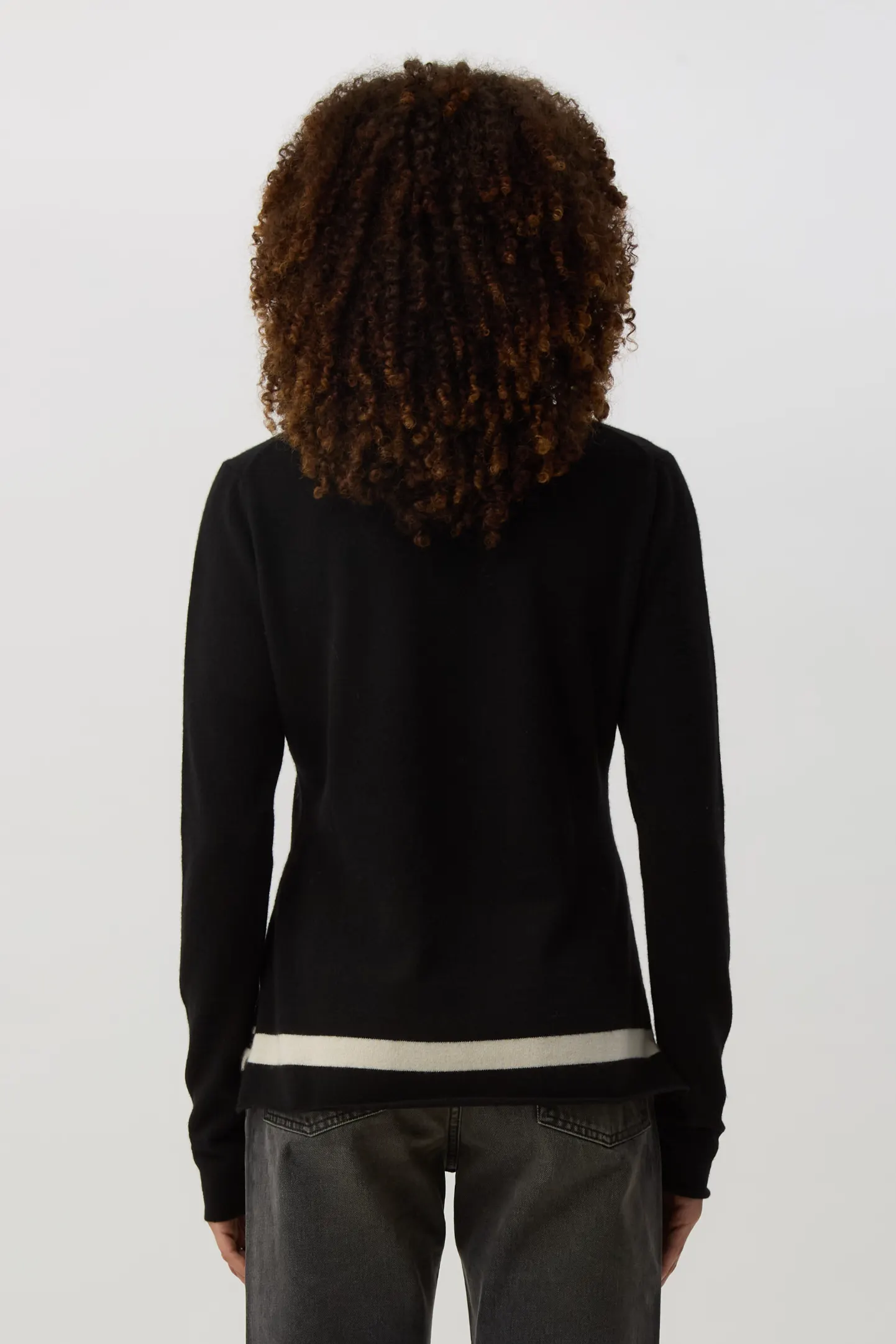 Black YY Signature Sweater