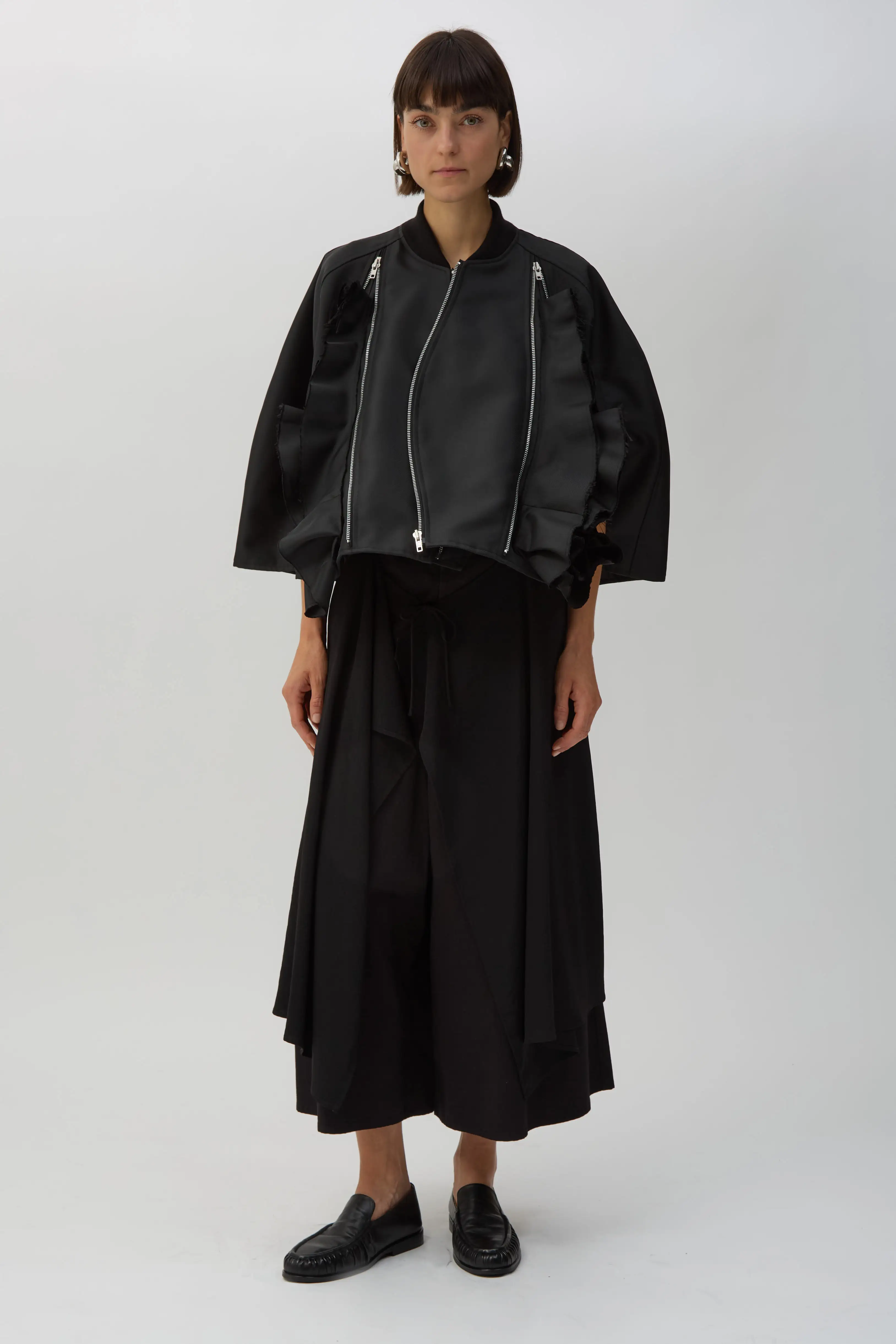 Black Double Zip Jacket