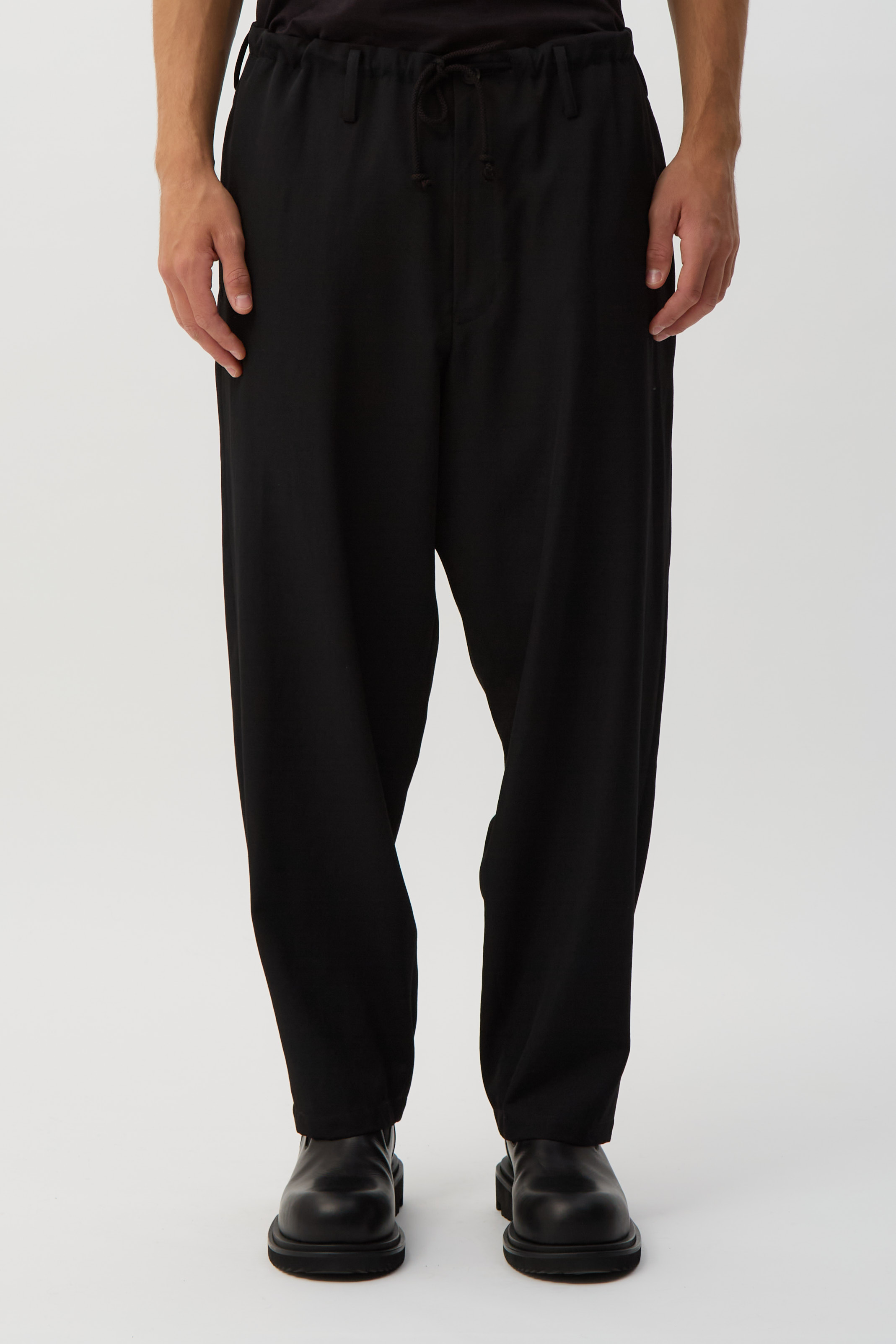 Black New Standard String Pants