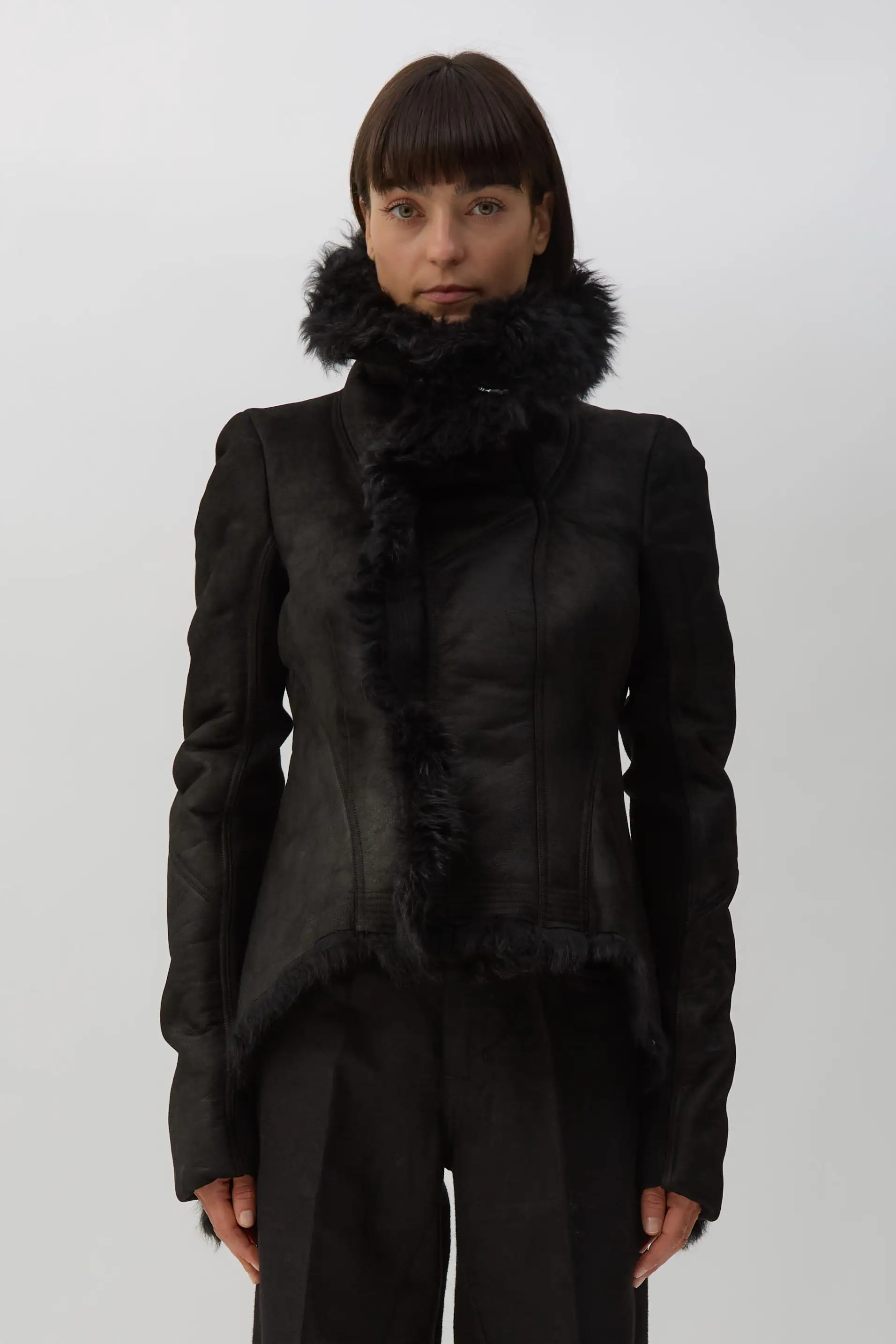 Black Shearling Naska Jacket