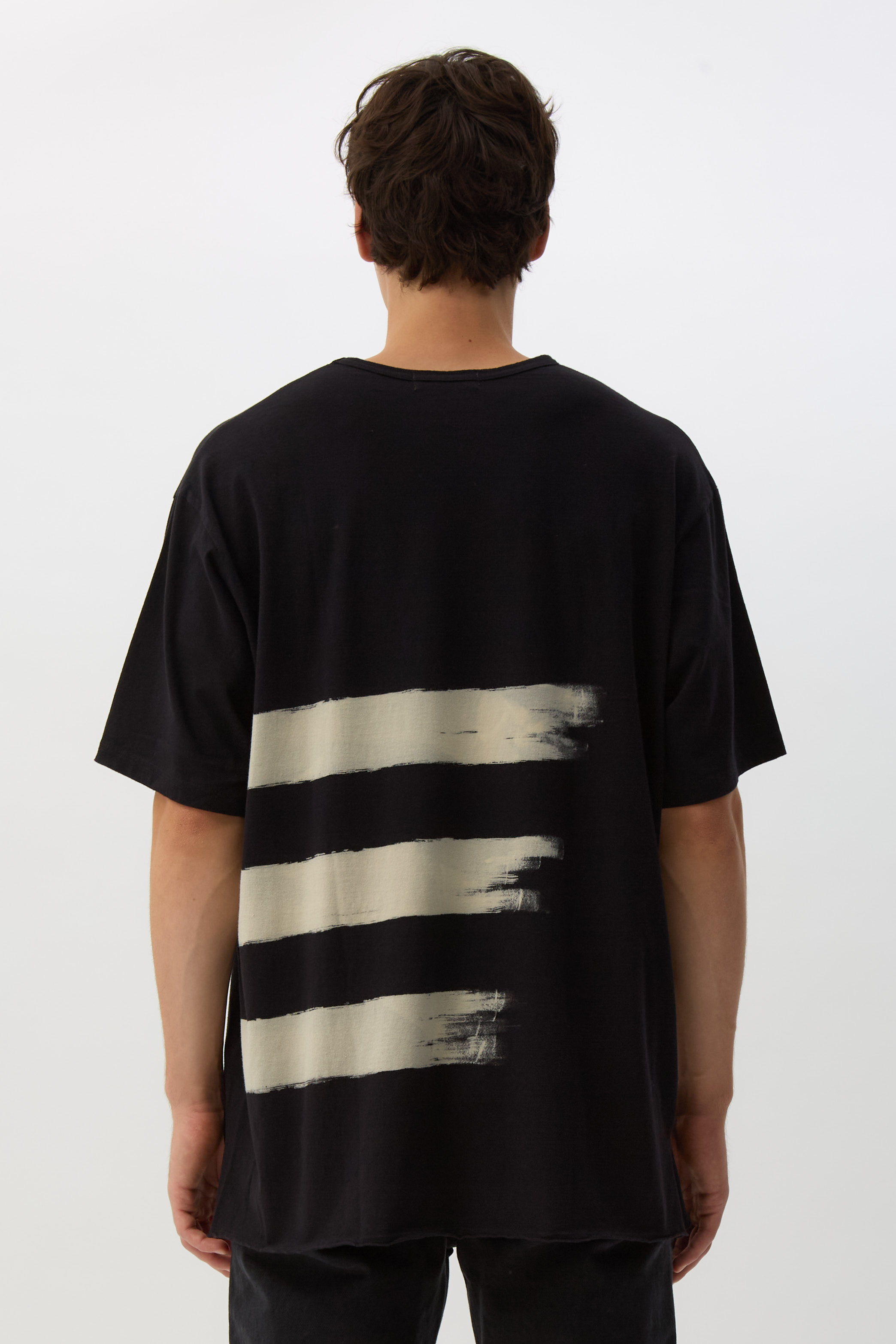 Black Round Neck Short-Sleeve T
