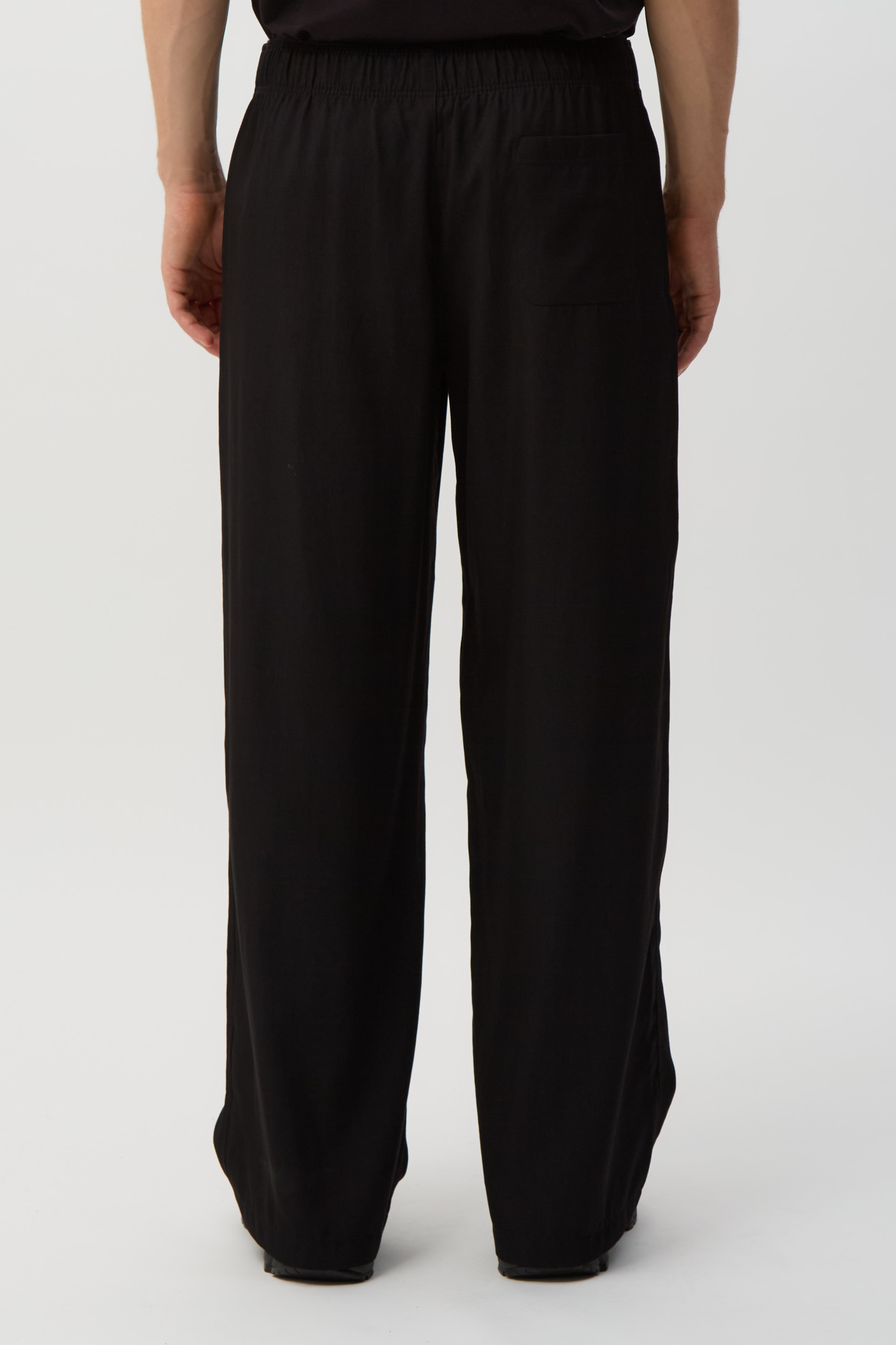 Crow Black Leisure Trousers