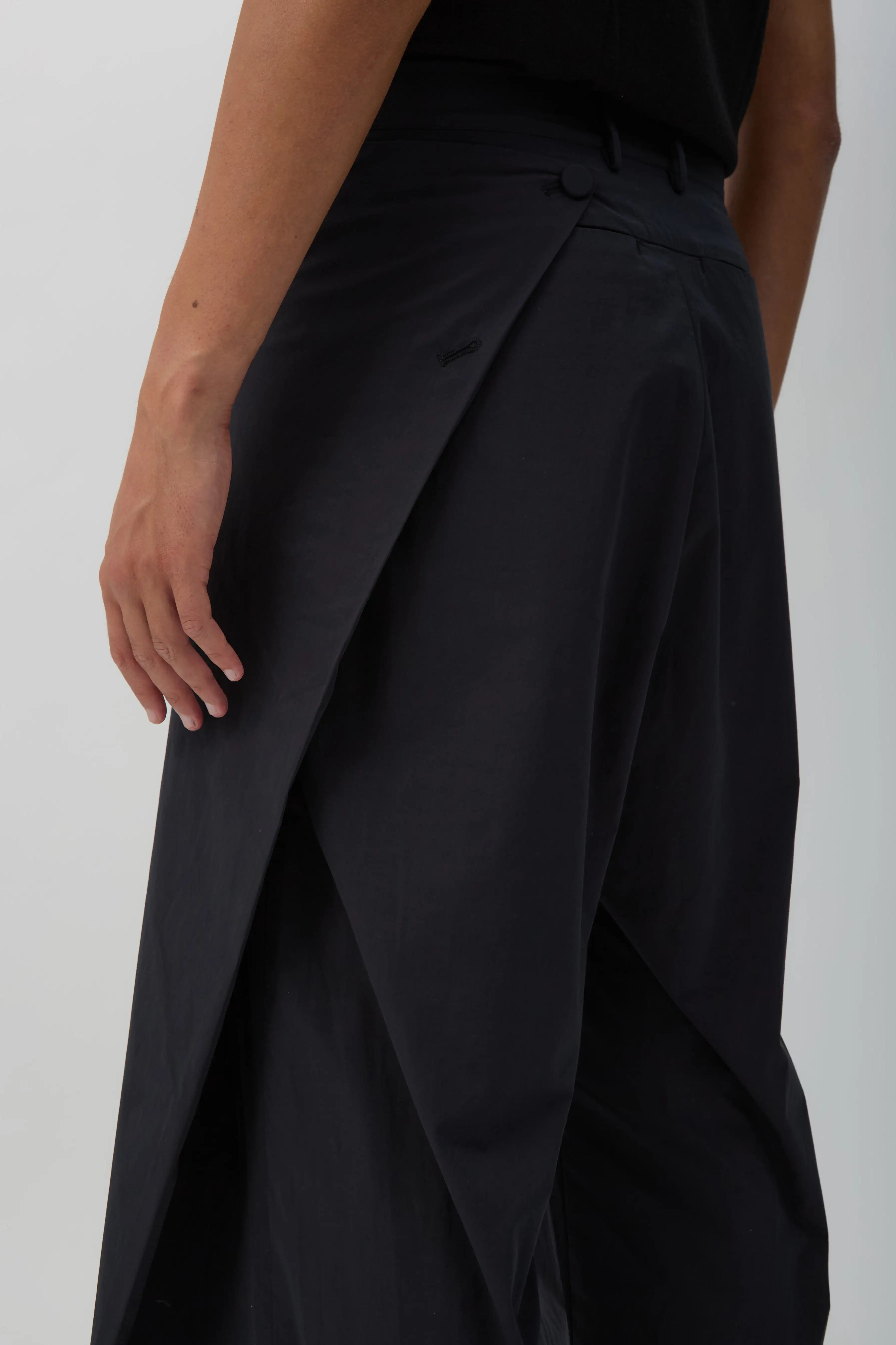 Pitch Black Kippel Wrap Trousers