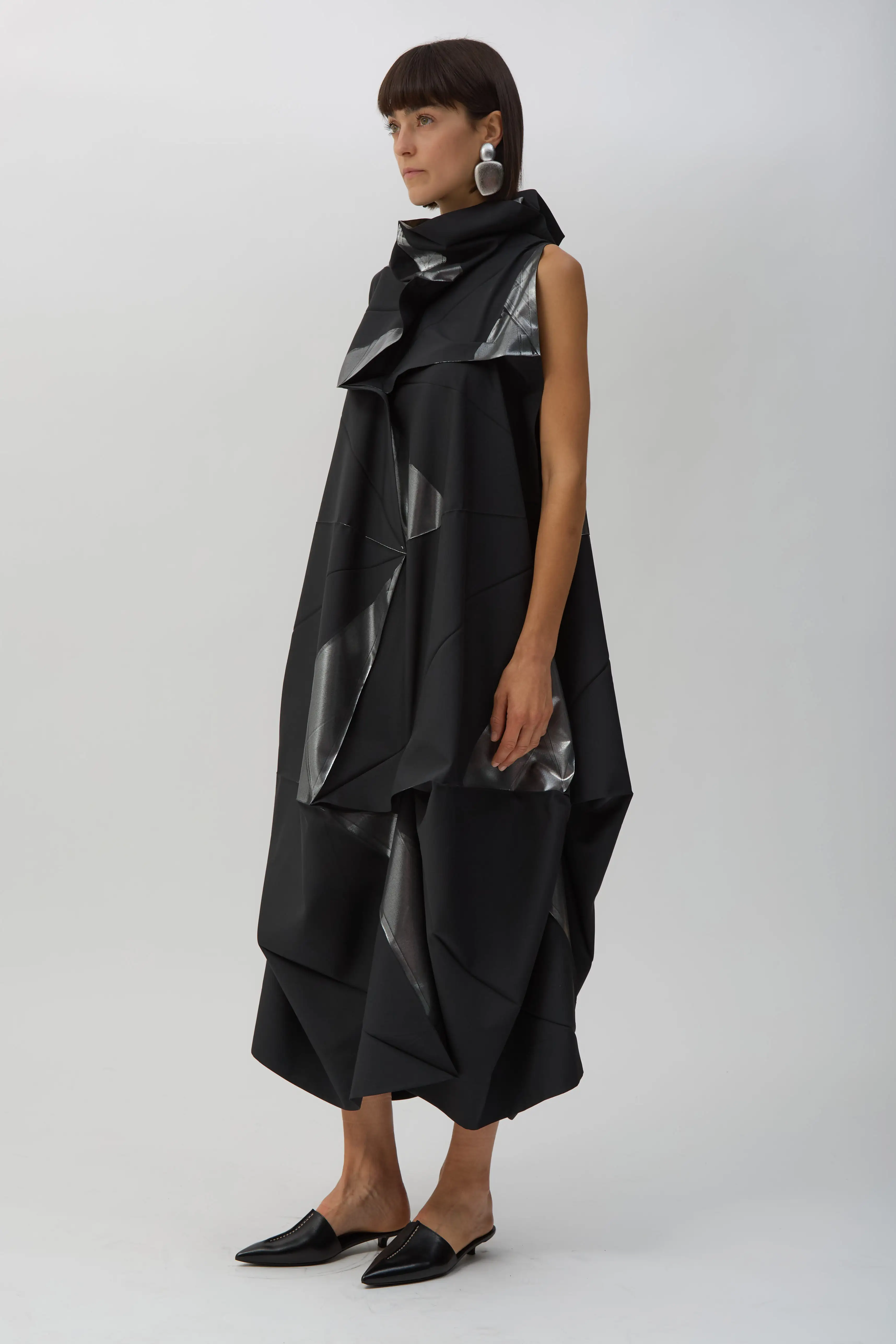 Black No.16 Foil Dress