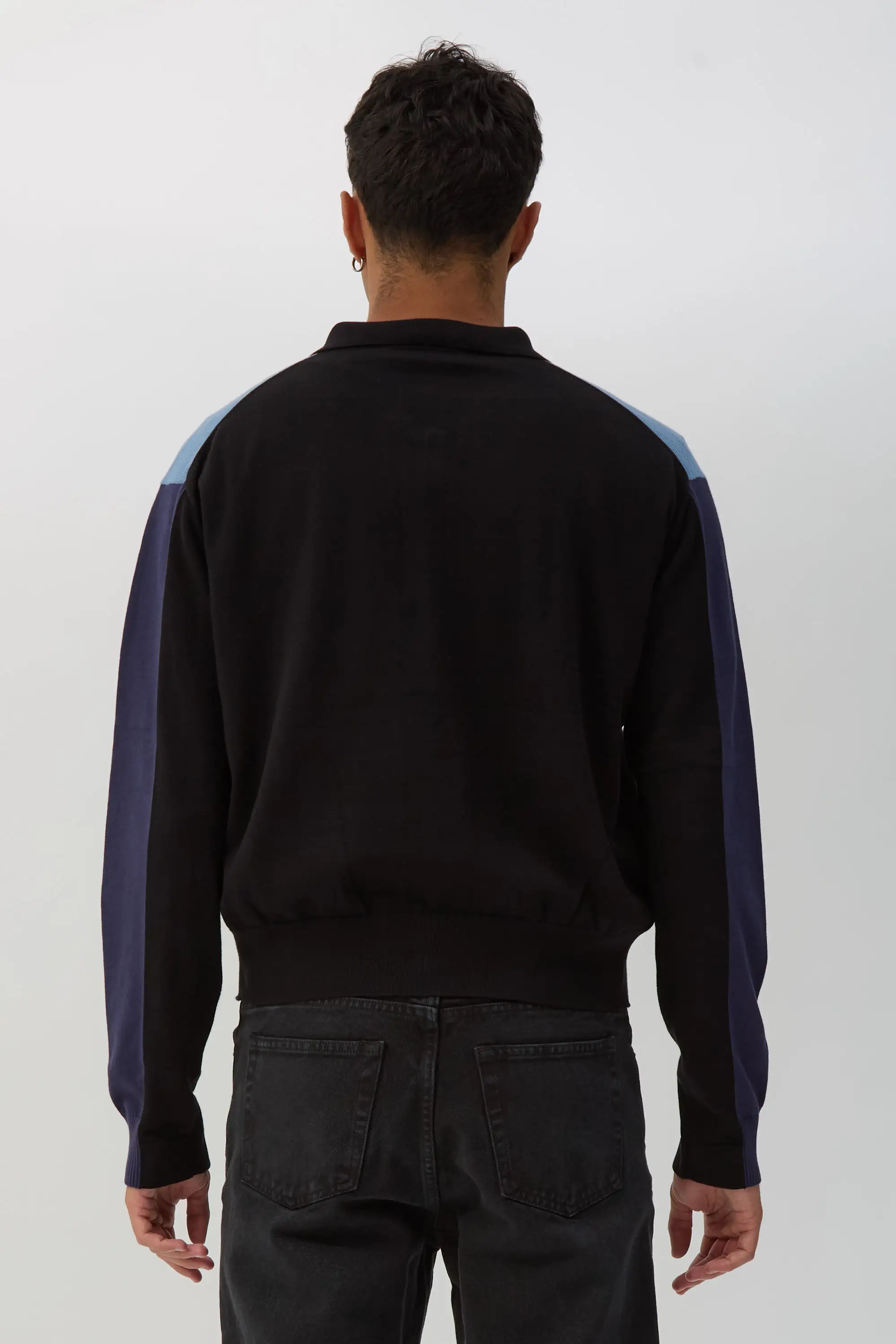 Phantom Black Munno Knit Cardigan
